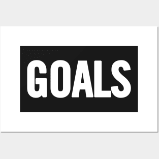 Goals Posters and Art